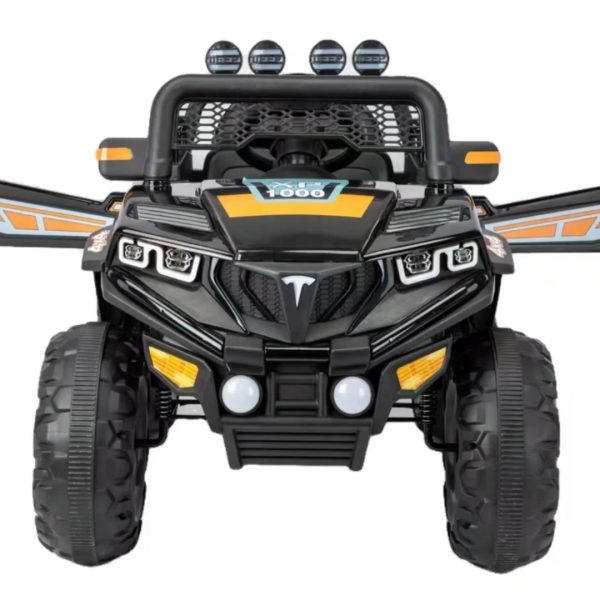 PowerRider Xtreme – Džip Terenac na Akumulator za Male Avanturiste crni