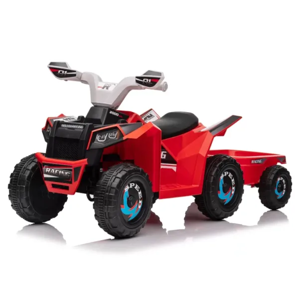 RedRider - Dečiji Quad na Akumulator sa Prikolicom 🔥🚜