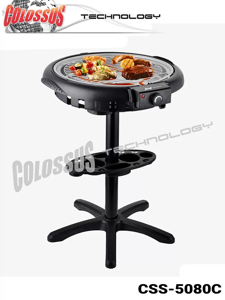 6-Elektricni-rostilj-sa-postoljem-2u1-Colossus-CSS-5080C 🍖 FlexiGrill 2u1 – Električni Roštilj sa Postoljem i Podesivim Termostatom