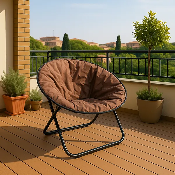 Stolica Urban Fold Braon – Komfor na otvorenom, kad god poželite