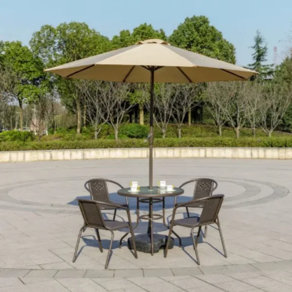 Laguna 300 cm – Kapućino suncobran sa zglobom