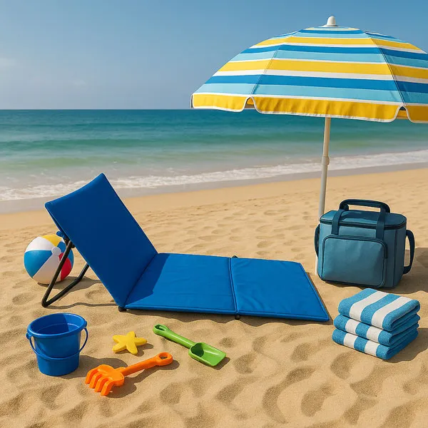 Sklopiva Ležaljka 150x52 cm Plava – Opuštanje u Tonovima Mora