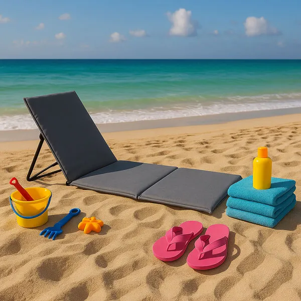 Sklopiva Ležaljka 150x52 cm Siva – Minimalizam i Stil na Otvorenom