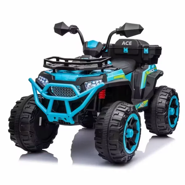 ✅ BlueRider – Dečiji Quad na Akumulator u Sportskoj Plavoj Boji ⚡🌿