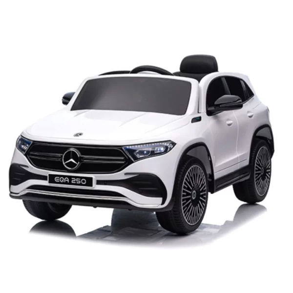 Dečiji auto Mercedes Benz 290 beli sa EVA Gumama i PU Sedištem 🚘