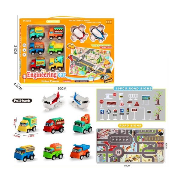 Igračka set automobila sa tepih stazom