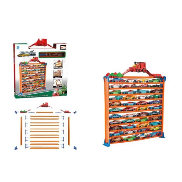 Polica za odlaganje sa dva autića