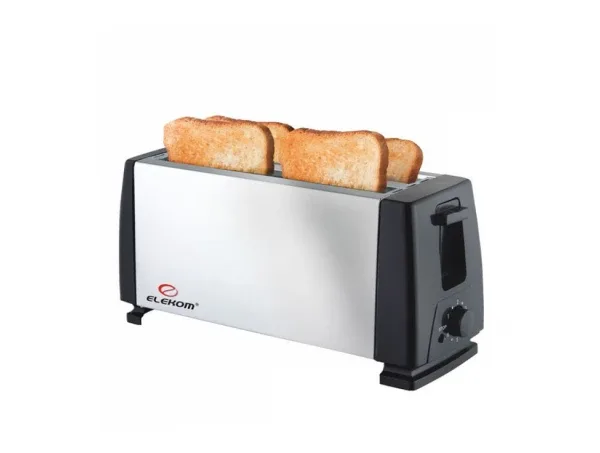 Elekom EK003S/S - Toster za 4 kriske , 1300W, Inox