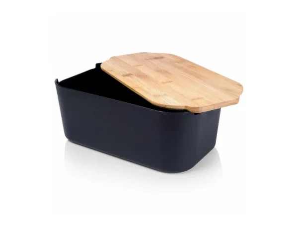 Vilde 259301 - Kutija za hleb  33 x 18,5 x 12 cm - Crna