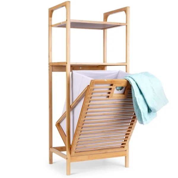 Vilde - Bathroom Solutions  569633 - Kupatilska polica sa korpom za veš, 39.5x